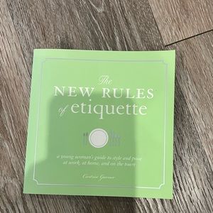 NWOT new rules of etiquette book